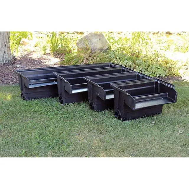 Alt view image 5 of 5 - CF18E Eco-Series 18 Waterfall Spillway is Ideal for Just-A-Falls Water Features. Connect Liner Without Tools. 2-2 Installed Spinweld Inlets. Up to 3400 to 4500 GPH Flow