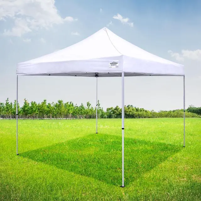 Alt view image 6 of 6 - Canopy Sports M-Series 2 12 x 12 Foot Steel Frame Straight Leg Instant Outdoor Canopy, Beach and Tailgate Essentials, White