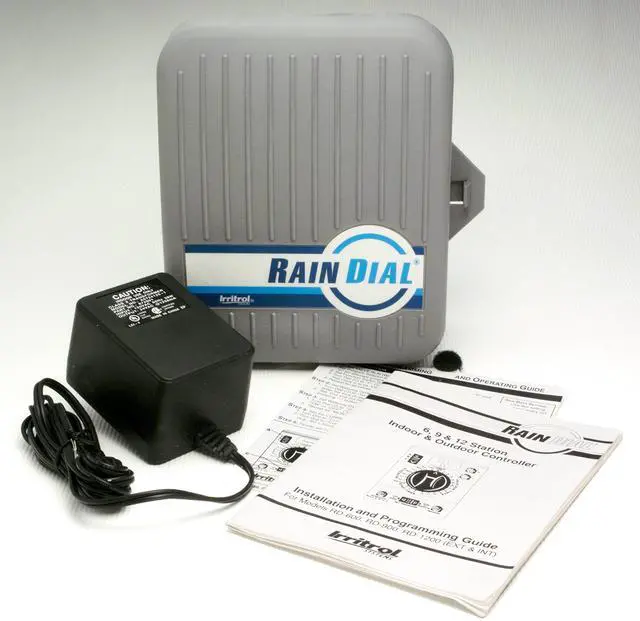 Alt view image 3 of 6 - Irritrol Rain Dial RD900-INT-R 9 Station Indoor Irrigation Controller