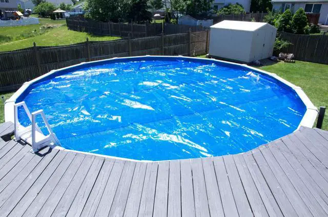 Alt view image 3 of 3 - Space Age 28-Foot Round Solar Cover | 12 Mil | Heating Blanket for Above-Ground or In-Ground Swimming Pools | Place Bubble-Side Facing Down in Pool