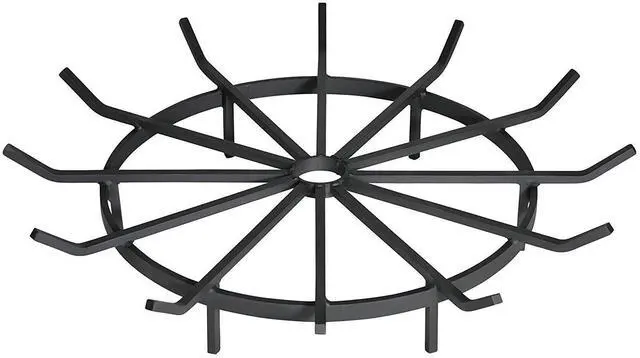 Main image of Wagon Wheel Firewood Grate for Fire Pit - Made in The USA (28 Inch)