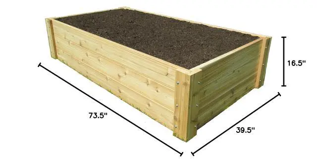 Alt view image 5 of 5 - Deep Root Cedar Raised Bed Garden Kit