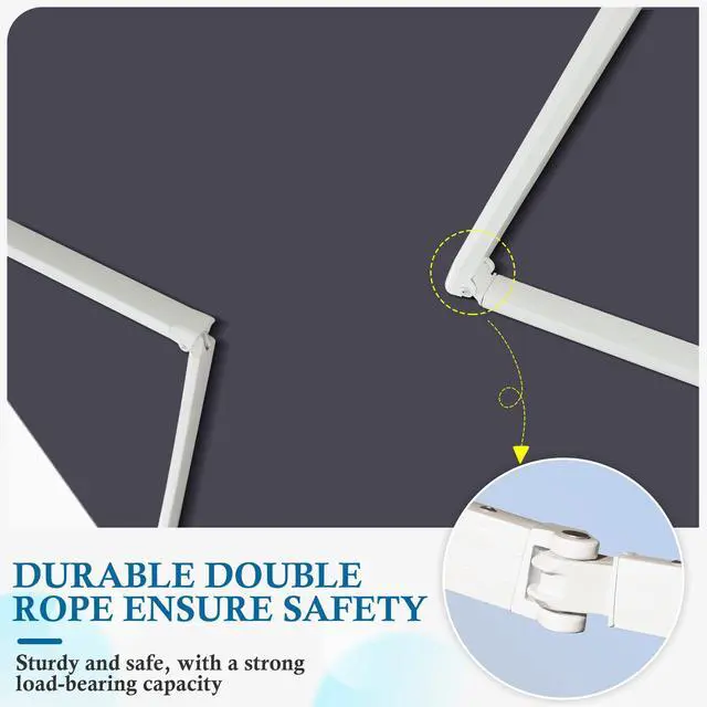 Alt view image 5 of 6 - 8.2'x6.5' Patio Awning Retractable Awning Cover Sunshade Shelter Outdoor Canopy with Crank Handle and Water-Resistant Polyester for Courtyard, Balcony, Shop, Restaurant, Cafe, Deck (Light Grey)