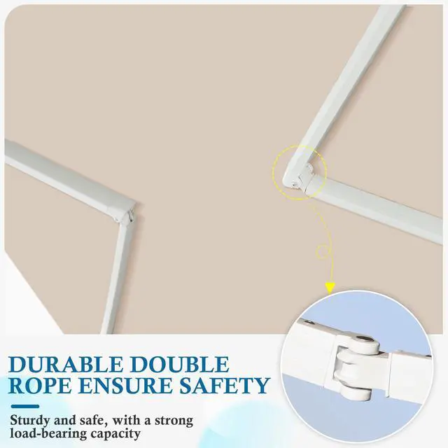 Alt view image 5 of 6 - 8.2'x6.5' Patio Awning Retractable Awning Cover Sunshade Shelter Outdoor Canopy with Crank Handle and Water-Resistant Polyester for Courtyard, Balcony, Shop, Restaurant, Cafe, Deck