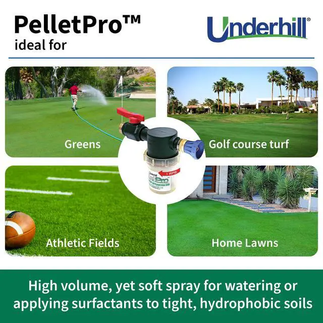 Alt view image 5 of 5 - PelletPro Applicator Gun for Garden Hose, Wetting Agent and Lawn Fertilizer Hose End Sprayer with Nozzle, Spray Bottles, A-PPWA50K