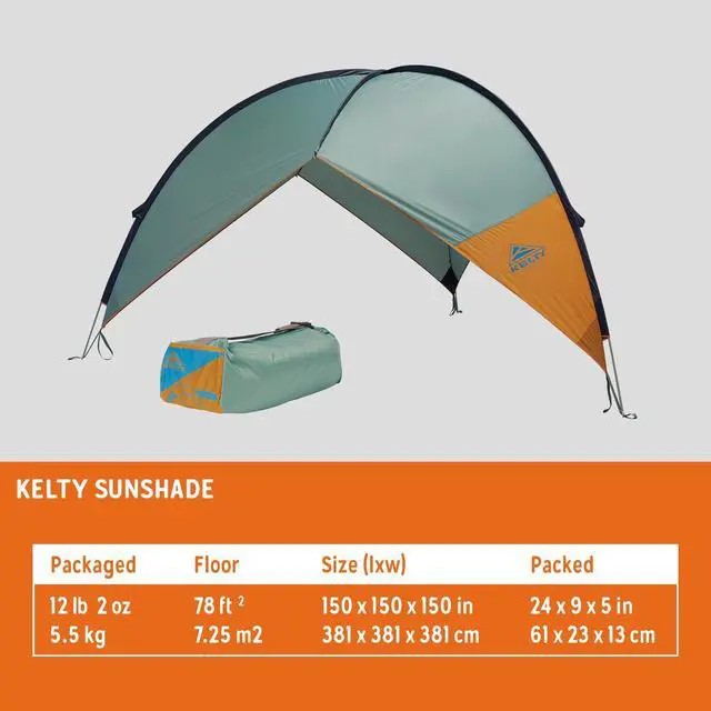Alt view image 2 of 6 - Sunshade Pop Up Portable Shade UV Shelter for Beach Trips, Soccer Games, Backyard, Camping, Adjustable Side Wall, Wind Protection, 2024 Model