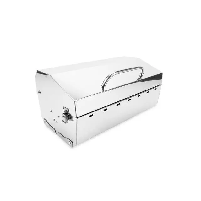 Alt view image 2 of 6 - Stow and Go Propane Tabletop and Mountable Grill - Stainless Steel Gas Grill with Foldable Legs | Great for Camping, Boating, Picnics, Barbeques & More |13,000 BTUs - (58130)