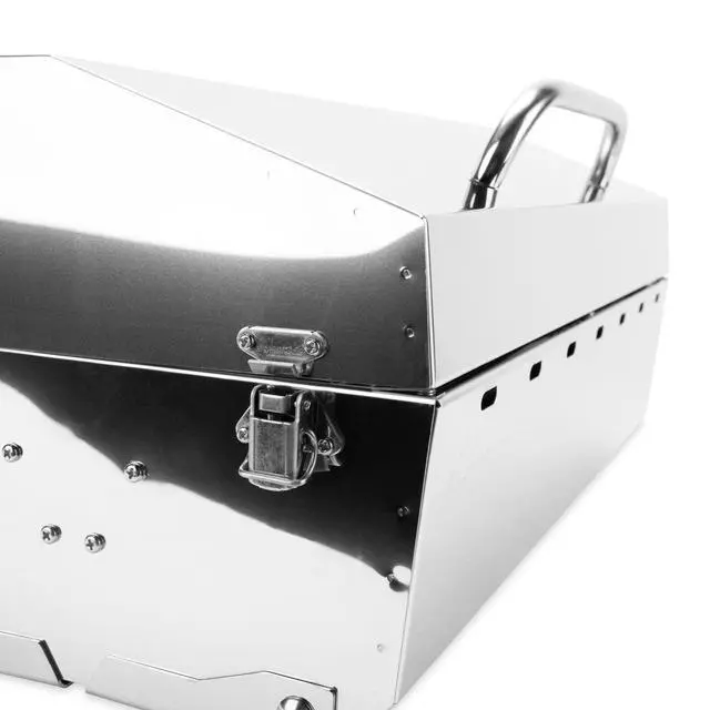 Alt view image 3 of 6 - Stow and Go Propane Tabletop and Mountable Grill - Stainless Steel Gas Grill with Foldable Legs | Great for Camping, Boating, Picnics, Barbeques & More |13,000 BTUs - (58130)