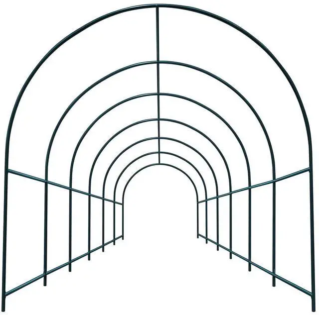 Main image of Greenhouse Replacement Frame for Larger Hot Garden House, Support Arch Frame Climbing Plants/Flowers/Vegetables (19.6'x 7'x 7.2')