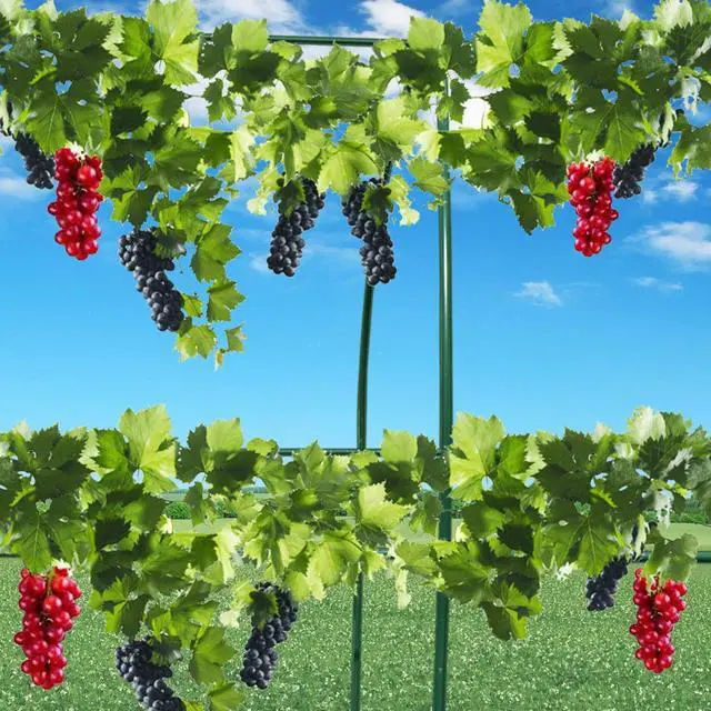 Alt view image 4 of 6 - Greenhouse Replacement Frame for Larger Hot Garden House, Support Arch Frame Climbing Plants/Flowers/Vegetables (19.6'x 7'x 7.2')