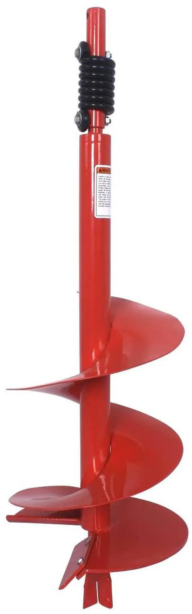 Main image of 12 Inch Diameter 36 Inch Long Earth Auger Bit with Fishtail Point and Patent Shock Spring