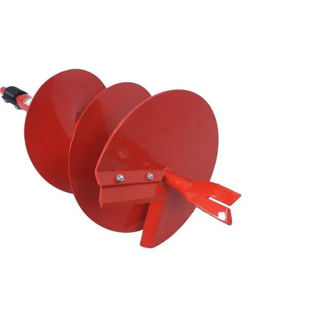 Alt view image 3 of 5 - 12 Inch Diameter 36 Inch Long Earth Auger Bit with Fishtail Point and Patent Shock Spring