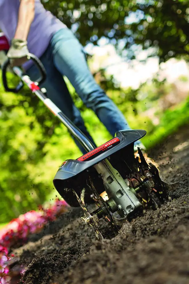 Alt view image 5 of 5 - TrimmerPlus Garden Tiller, Cultivator Attachment for Compatible Gas Powered Multi-Use Outdoor Equipment (TPG720)