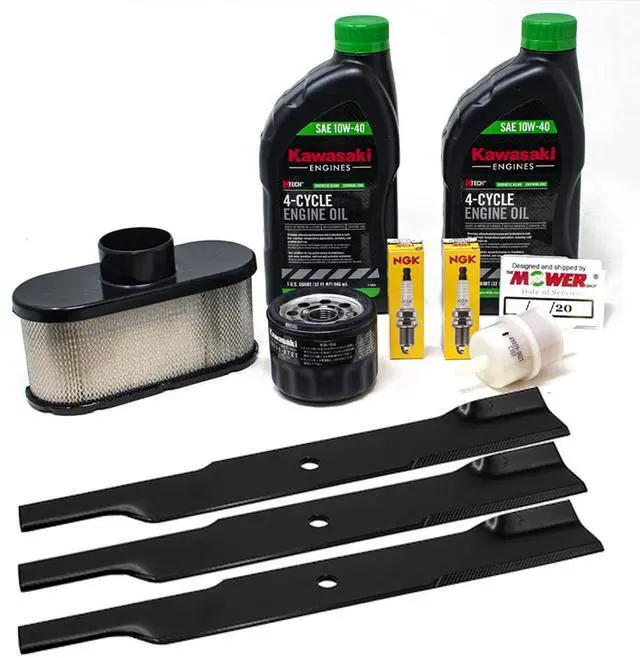 Main image of 54 IN Hustler Raptor SD Tune-Up Kit (Kawasaki FR Air Filter 603059 and 601124 Blades)