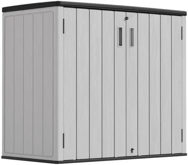 Main image of Outdoor Storage Cabinet for Patio & Garden Shed, 37Cu.ft Outdoor Storage Shed Waterproof,Horizontal Outdoor Cabinet for Garage, Pool Storage