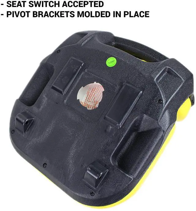 Alt view image 2 of 6 - E-AM136400 DirectFit Seat for John Deere Mower X500, X520, X534, X540