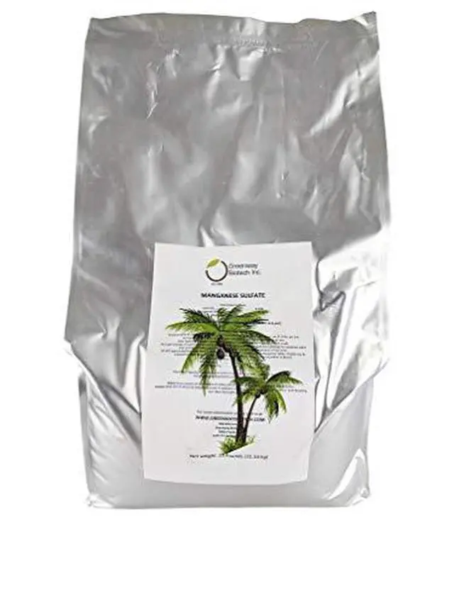 Alt view image 2 of 2 - Manganese Sulfate Monohydrate Fertilizer- 100% Water Soluble Contains 31% Manganese Ideal for Hydroponics & Aeroponics Agriculture- Palm Tree Plant Fertilizer (25 Pounds)