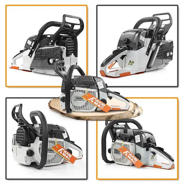Alt view image 4 of 6 - F380W 72cc 2-Cycle Gasoline Power Chain Saws, 3.6KW 4.8HP Gas Chainsaw Fit for 24/25/28 inch Bar, All Parts Compatible with MS381 MS380 038 Neotec 872I without Bar