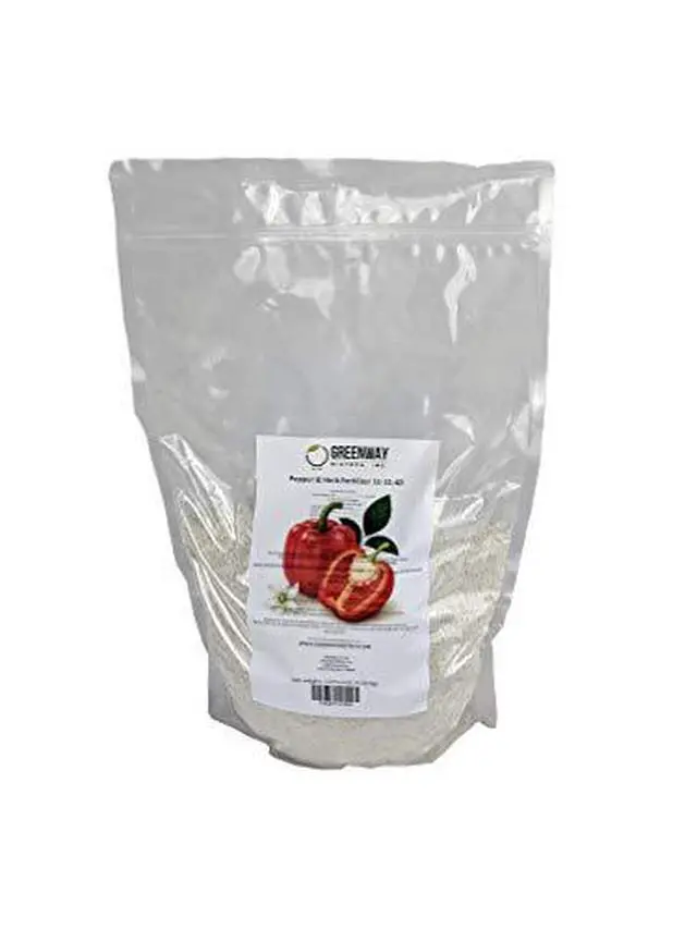 Alt view image 2 of 2 - Pepper & Herb Fertilizer 11-11-40 Powder - Water Soluble with Chelated Micronutrients for Hot & Bell Peppers Basil - Hotter Peppers Aromatic Herbs - Hydroponics & Soil - 10 LB