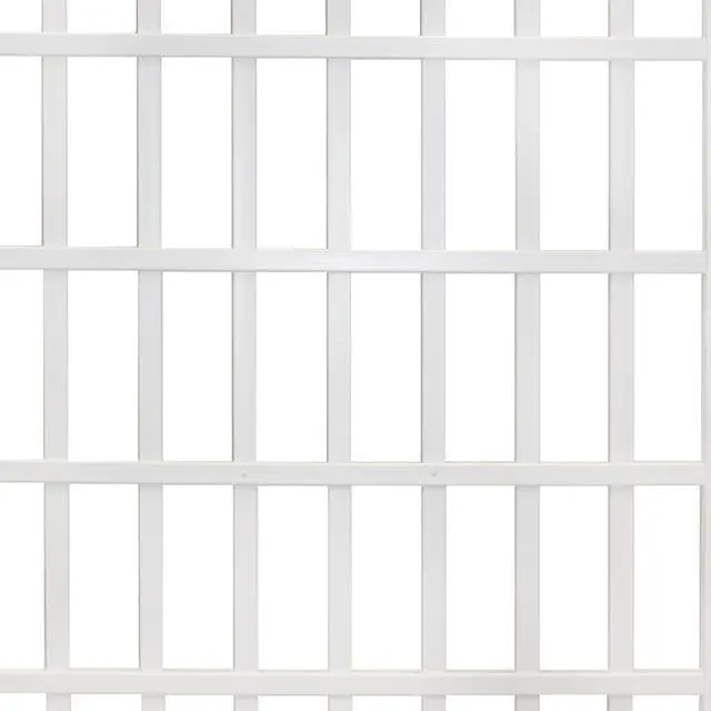 Alt view image 5 of 6 - Grande 54"W x 90"H Vinyl Trellis, white (VA68200)