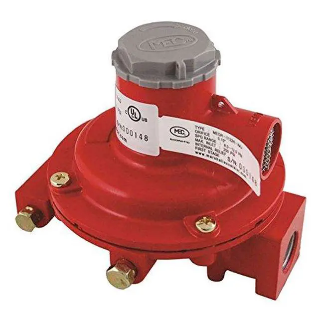 Alt view image 2 of 3 - Marshall Regulator Home Propane Supply Kit LP 1122H-AAJ 1652-CFF 3/4" Backmount
