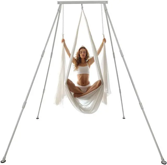 Main image of 8.1 FT Aerial Yoga Stand 550lbs Max Capacity for Indoor and Outdoor Fitness Bodybuilding Height Adjustable for Yoga Frame