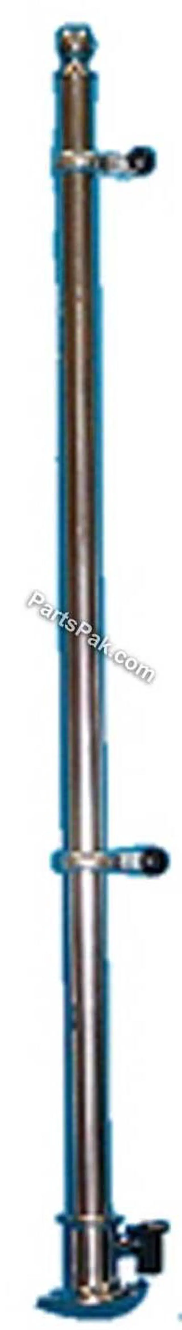 Main image of Products, Flag Pole Set, Polished Stainless Steel