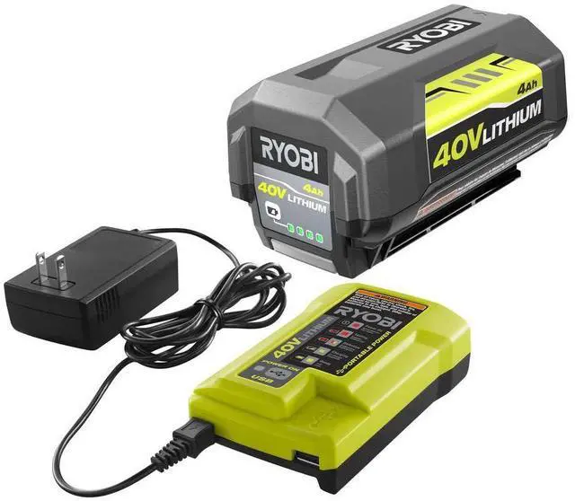 Alt view image 3 of 4 - Trimmers 40-Volt Lithium-Ion Cordless Attachment Capable String Trimmer, 4.0 Ah Battery and Charger Included | RY40930