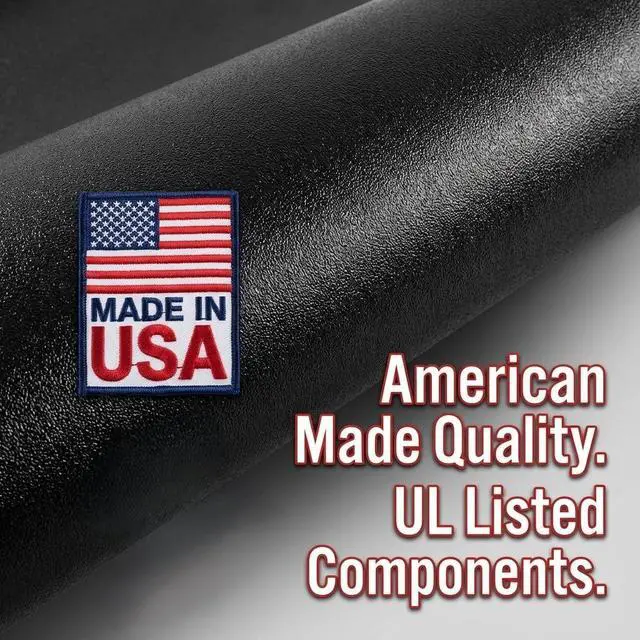 Alt view image 3 of 6 - Roof Valley Ice Dam Heater Mat - Snow & Ice Melting System - Prevents Ice Dams & Roof Leaks - American Made - UL Listed Components - Melts 2 Inches of Snow per Hour (8' x 13")