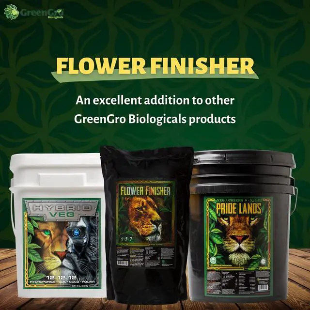 Alt view image 6 of 6 - Flower Finisher - Organic NPK Fertilizer & Big Bloom Booster for Plants in Flower/Ideal Nutrients to Maximize Yields/P-K Booster Phosphorus Fertilizer/Denser & Bigger Buds (10 lb)