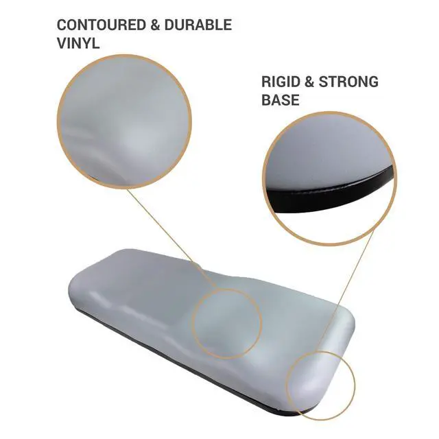 Alt view image 2 of 4 - E-K7611-56010 Gray Seat Bottom Cushion for Kubota RTV900 G6, R6, T6, W6, W6SE, W8SE ++