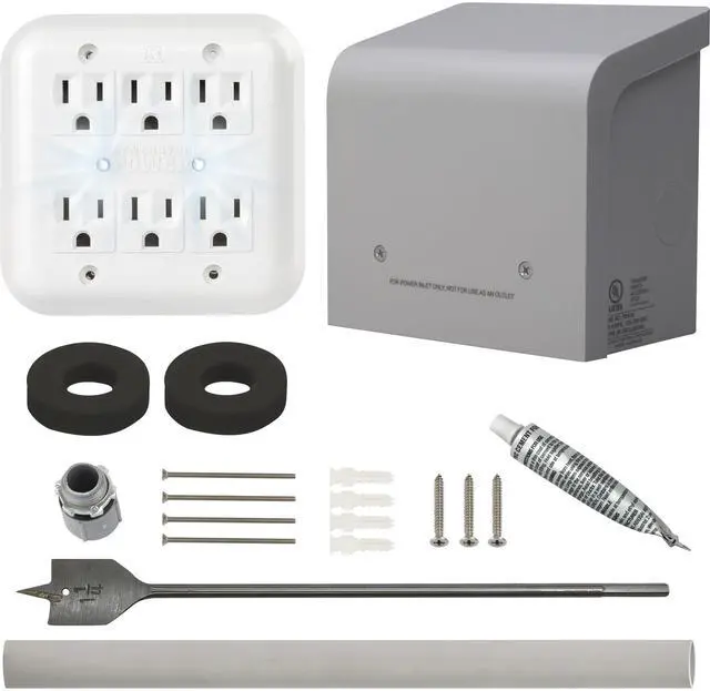 Alt view image 3 of 3 - Reliance Control Corporation WKPBN30 Portable Generator Through-the-wall PWR Transfer Kit, No Size, EMW3790037