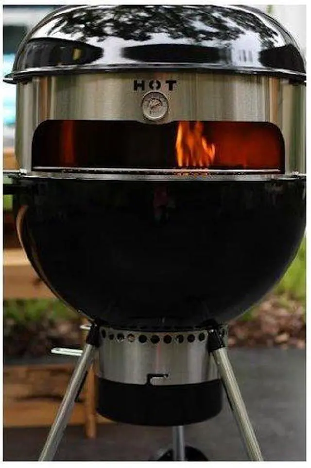 Alt view image 2 of 4 - KettlePizza Basic 22.5 - Pizza Oven Kit for 22.5 Inch Kettle Grills. Made in USA