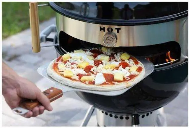 Alt view image 3 of 4 - KettlePizza Basic 22.5 - Pizza Oven Kit for 22.5 Inch Kettle Grills. Made in USA