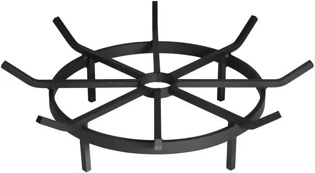 Main image of Wagon Wheel Firewood Grate for Fire Pit - Made in the USA (20 Inch)