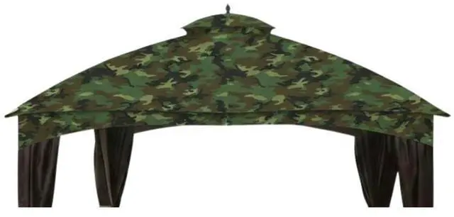 Main image of Replacement Canopy for Allen Roth 10x12 Gazebo - Standard 350 - Camo Green Will NOT FIT Model GF-12S004B-1