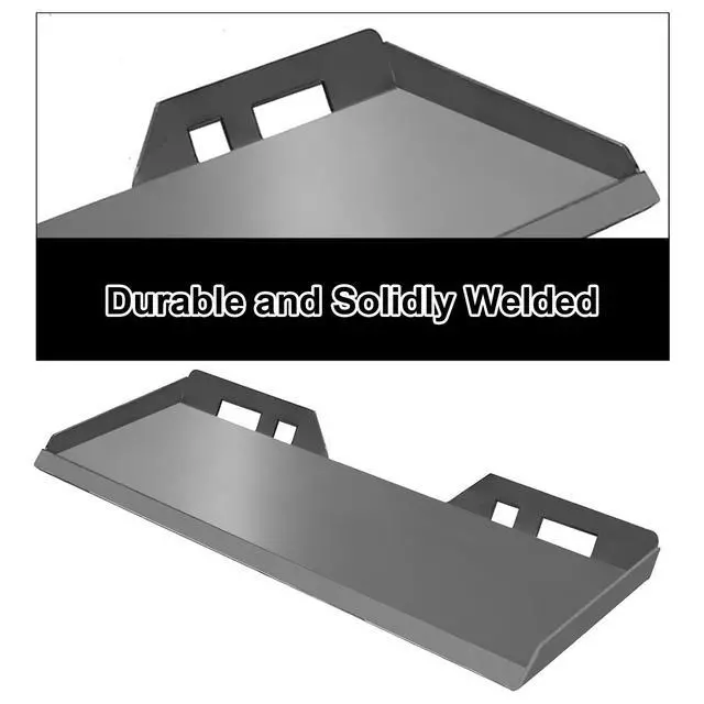 Alt view image 4 of 6 - 1/2" Skid Steer Attachment Quick Tach Mount Plate Loader Compatible with Kubota and Bobcat Skid Steers and Tractors