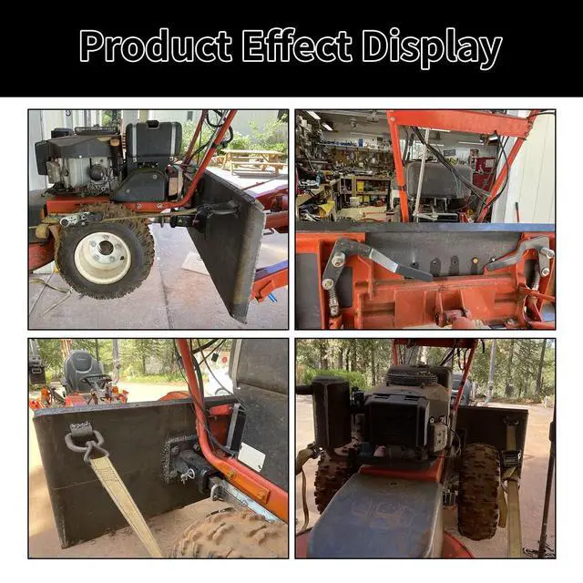 Alt view image 6 of 6 - 1/2" Skid Steer Attachment Quick Tach Mount Plate Loader Compatible with Kubota and Bobcat Skid Steers and Tractors