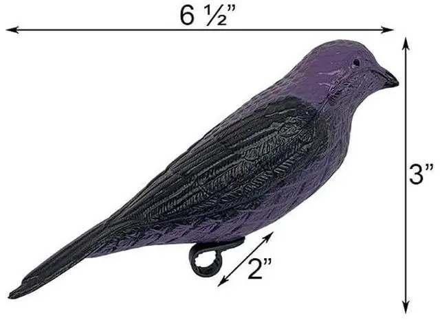 Alt view image 6 of 6 - S&K 16-Room Purple Martin House Package Complete Kit with Barn-Style Martin House, Triangular Pole, Decoys & Guidebook