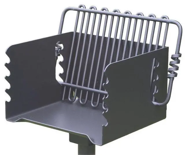 Main image of CBP-135 Charcoal Grill, Park Style Outdoor BBQ Camping Grill with Swivel
