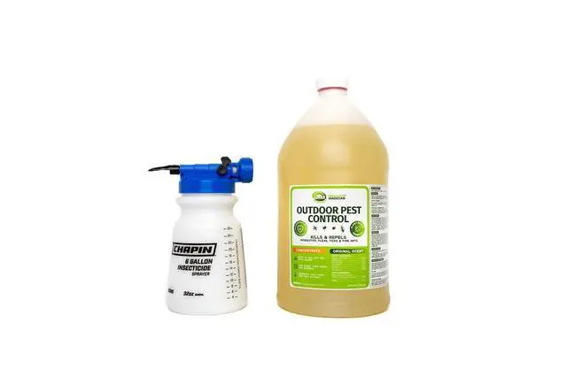 Alt view image 3 of 6 - Hose End Sprayer with 1 Gallon Liquid Concentrate Outdoor Mosquito Killer, Flea Yard Spray, Fire Ant Control, Safe for People & Pets, Mosquito Repellent for Lawn, Patio & Plants