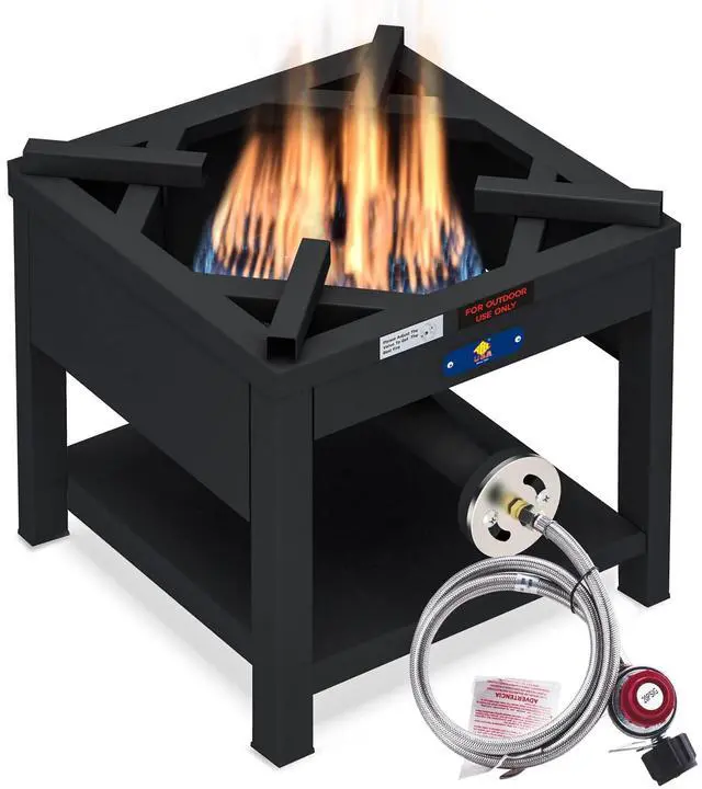 Main image of ARC Single Burner Propane Stove, 200,000BTU High-Pressure Outdoor Propane Stove Cooker Propane Burner, 16.5"Heavy Duty Burners For Outdoor Cooking Turkey Fry,Crawfish Boil,Homebrewing