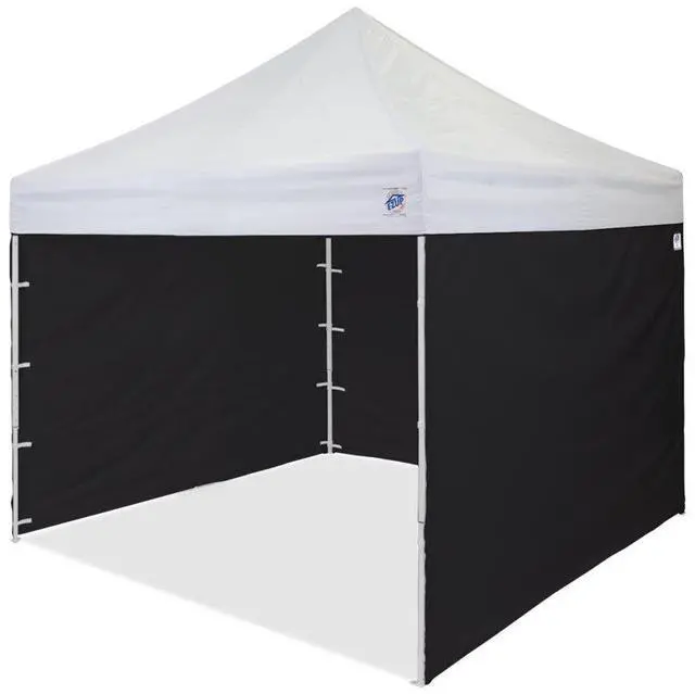 Main image of 10' Canopy Sidewall, Set of 4, Fits 10' x 10' Straight Leg Canopy, Quick Attachment Straps, Black