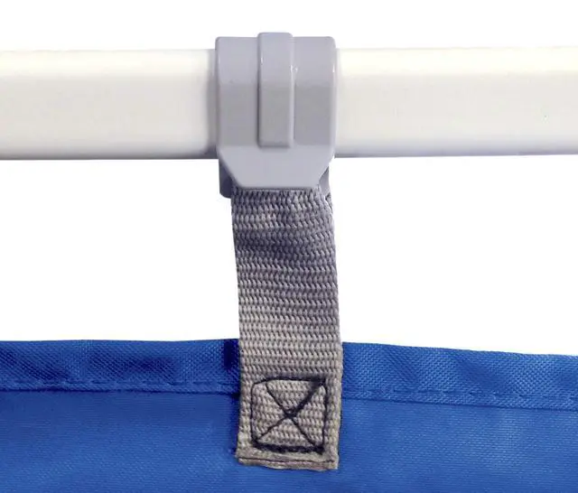 Alt view image 3 of 4 - 10' Canopy Sidewall, Set of 4, Fits 10' x 10' Straight Leg Canopy, Quick Attachment Straps, Black