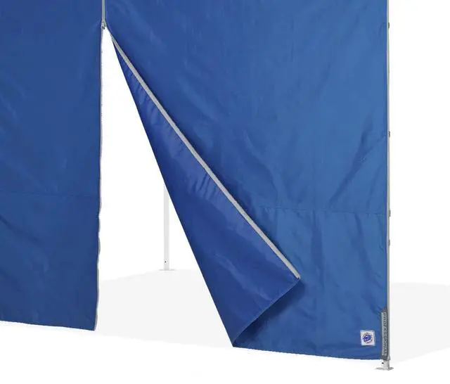 Alt view image 4 of 4 - 10' Canopy Sidewall, Set of 4, Fits 10' x 10' Straight Leg Canopy, Quick Attachment Straps, Black