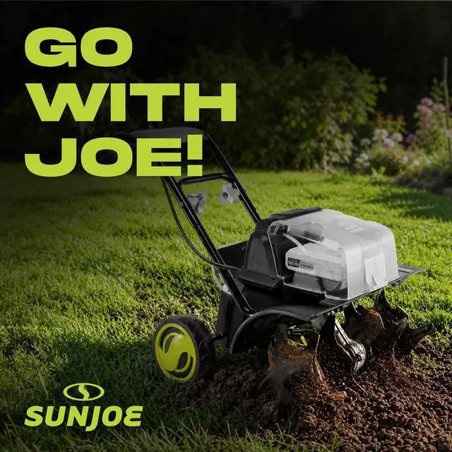 Alt view image 5 of 6 - 24V Cordless Garden Tiller Cultivator Kit with Battery and Charger for Weeding, Soil Aeration and Prepping Plant Beds, Black, 24V-X2-TLR14