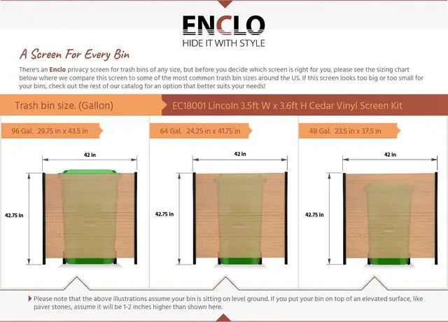 Alt view image 4 of 6 - 3.5ft H x 3.5ft W EC18001 Woodtek Vinyl Lincoln Outdoor Privacy Fence Panel Screen No-Dig Kit, Cedar Color (2-Pack)