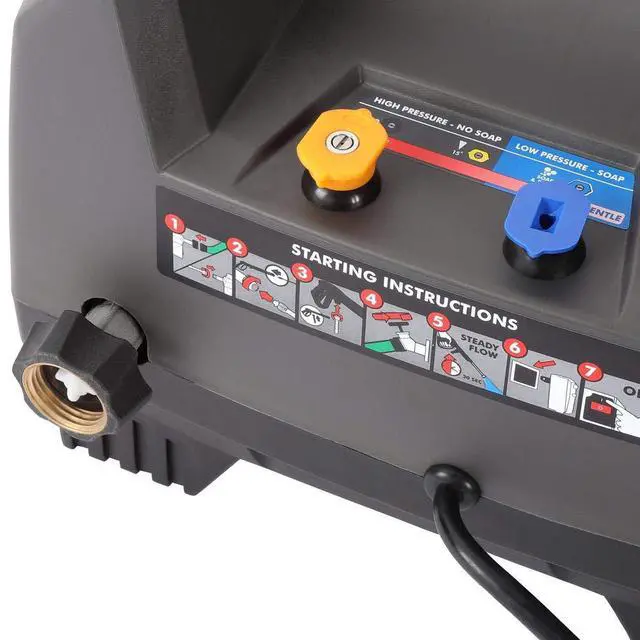 Alt view image 3 of 5 - 1,600-PSI 1.2-GPM Electric Pressure Washer (Model RY141612)