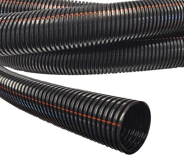 Main image of 1" UV Rated Flame Retardant Wire Loom Black Nylon Split Tubing Cable Hose - 250 Feet