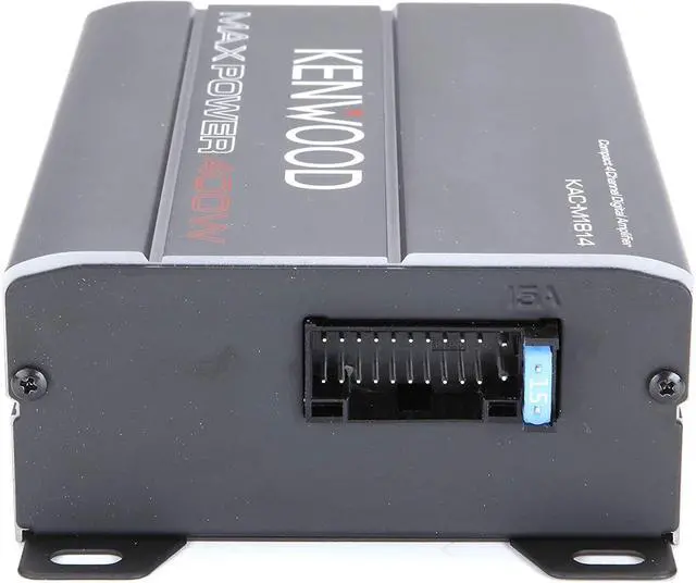 Alt view image 4 of 5 - KAC-M1814 4-Channel Compact Bridgeable Marine/Motorsports 400W Max Power Digital Amplifier
